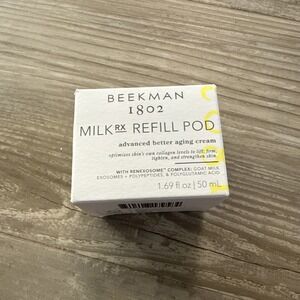 Beekman 1802 Milk RX Advanced Renexosome Cream Refill Pod 1.69 fl. oz.  NEW
